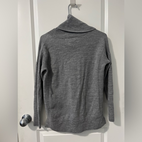 Max Studio Grey Cowl Neck Sweater - Picture 4 of 6